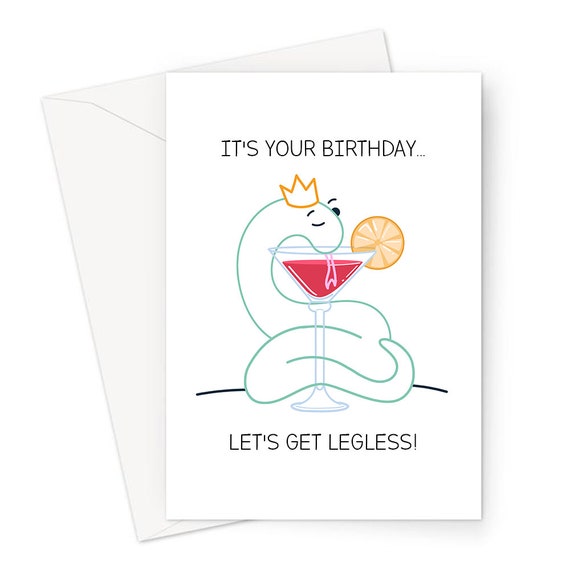 Martinis Birthday Card- 1387 Martinis Birthday Card- 1387