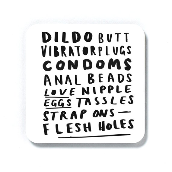 Sex Toy Word Art Coaster |Funny Rude Dildo Vibrator Synonym Typography Monochrome Coaster,Joke Adult Humour Gift For Home,Housewarming Gift - Etsy sterreich Sex Toy Word Art Coaster |Funny Rude Dildo Vibrator Synonym Typography Monochrome Coaster,Joke Adult Humour Gift For Home,Housewarming Gift - Etsy sterreich