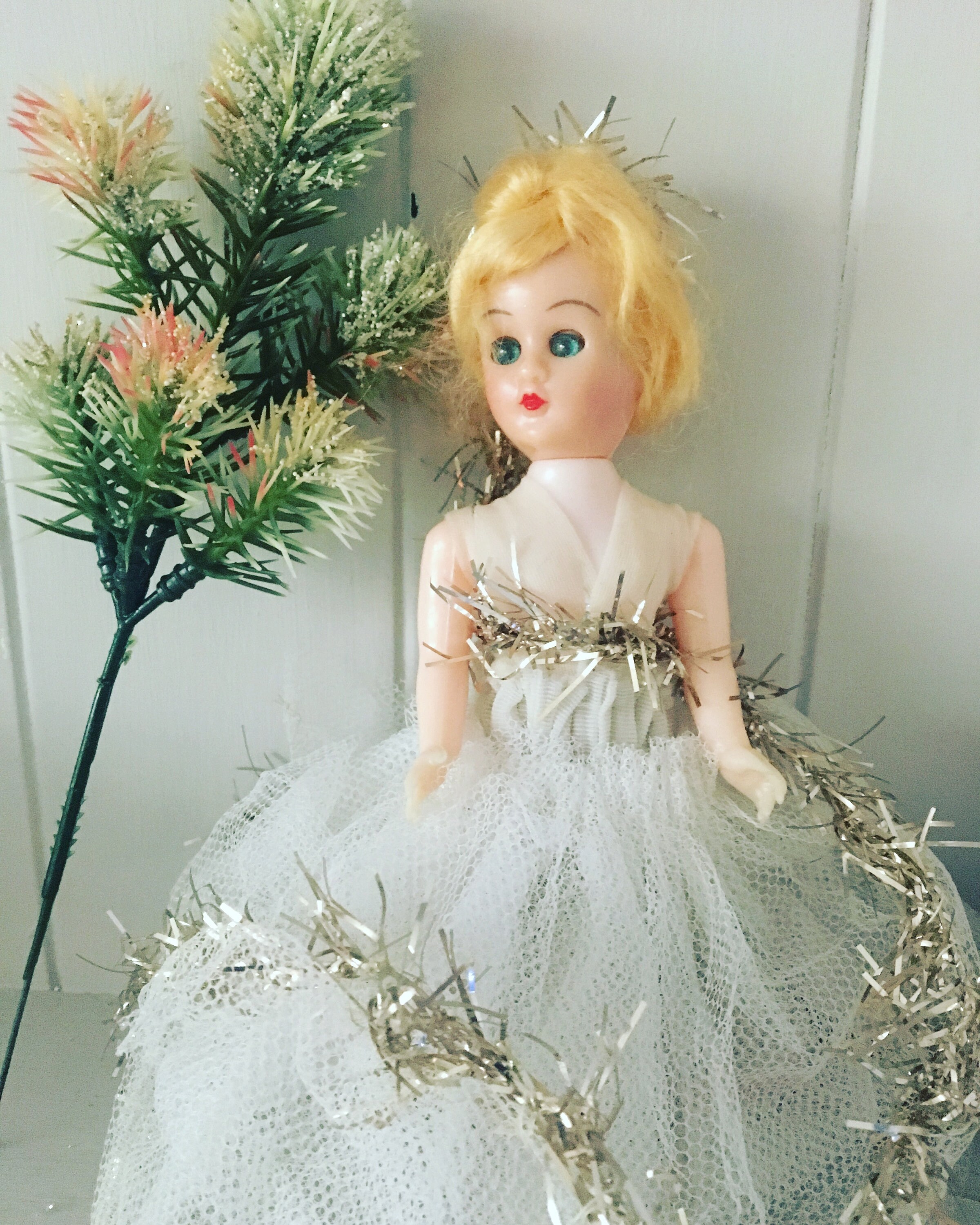 A fabulous vintage Christmas fairy doll | Etsy