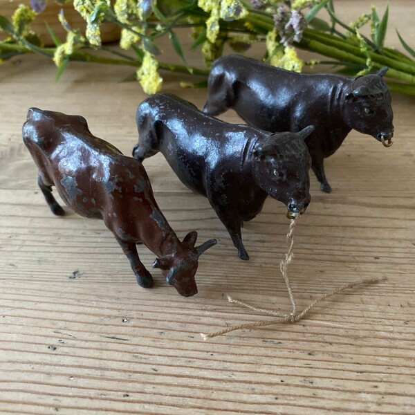 Antique Lead Animals Etsy UK