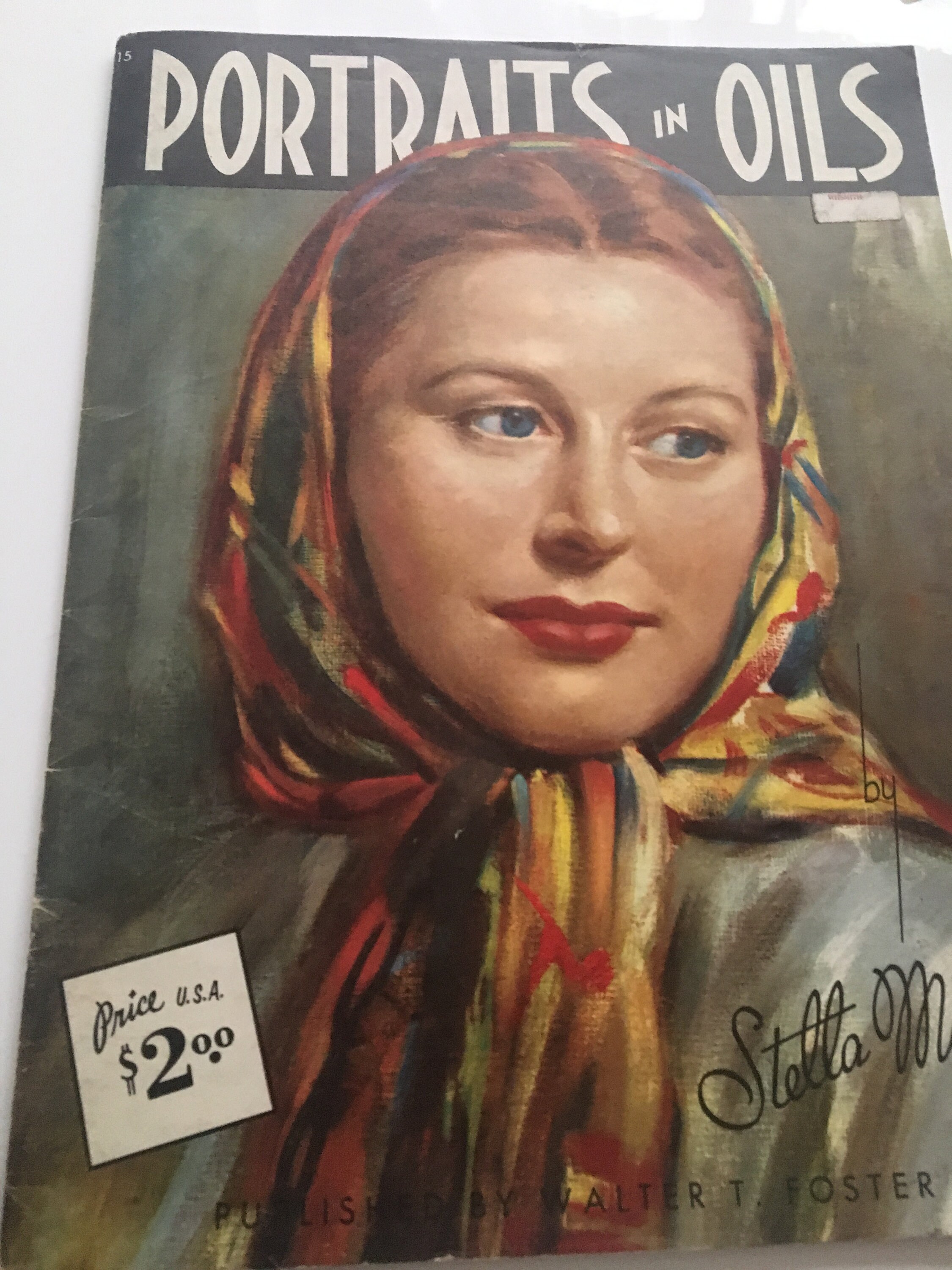 Vintage magazine American art book portraits /posters Etsy