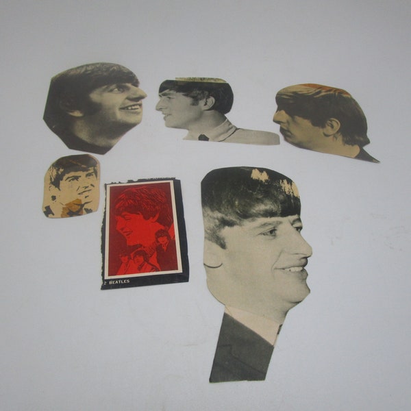 1960's Beatles Magazine Cut Outs The Fab Four