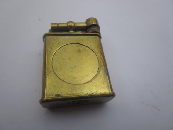 Antique Solid Brass Cigarette Lighter