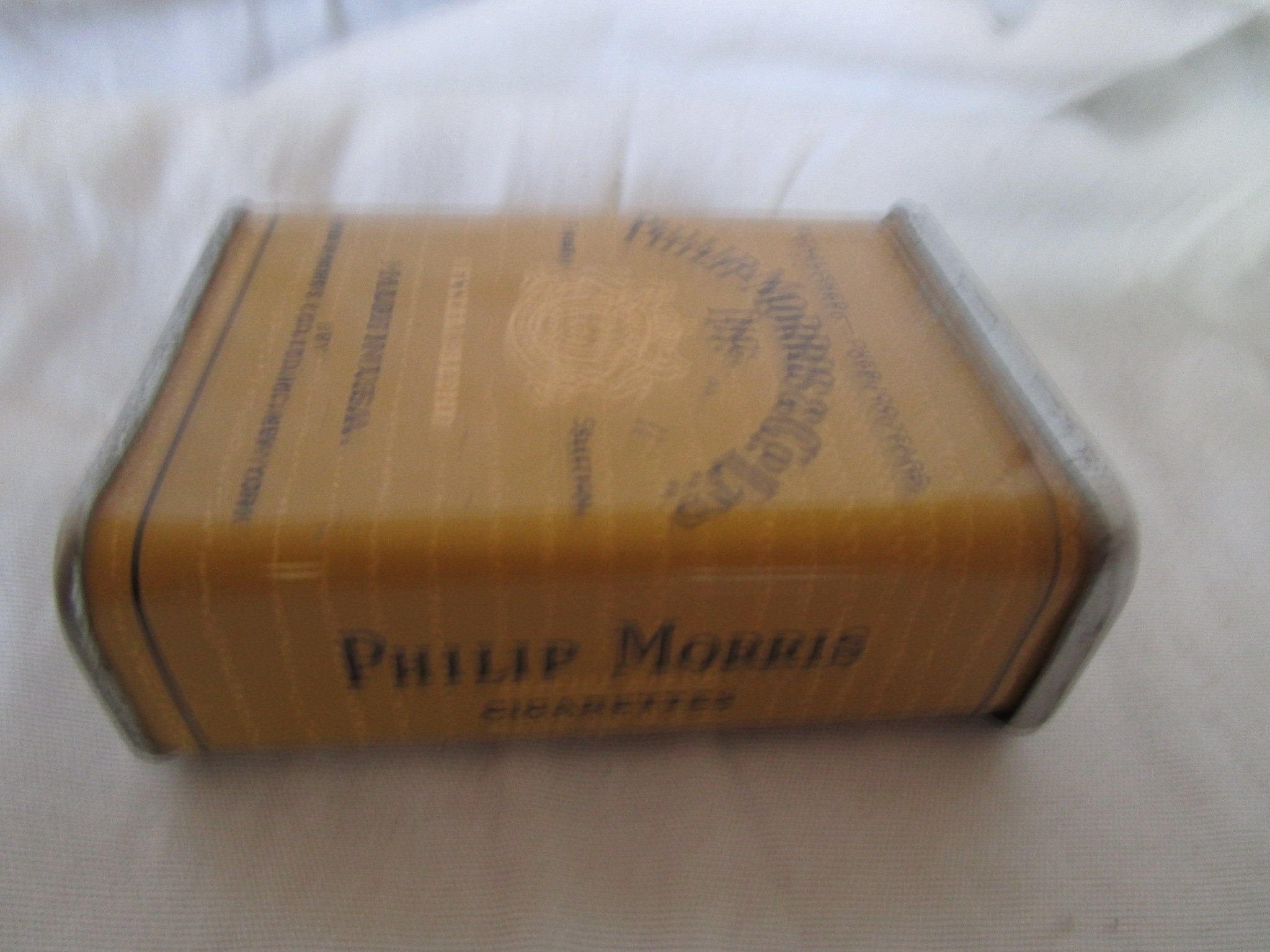 Vintage Advertising Tin Philip Morris & Co Cigarette Pack Etsy