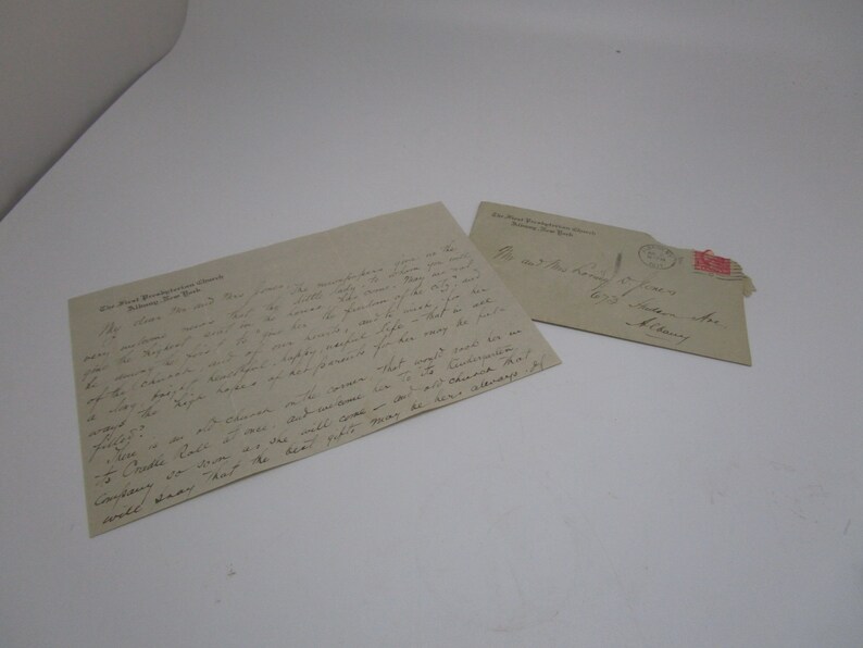 1917 Hand Written Letter & Cover and Stamp - Etsy