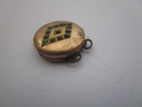 19th C Antique Gold Filled & Jeweled Pocket Watch… - image 2