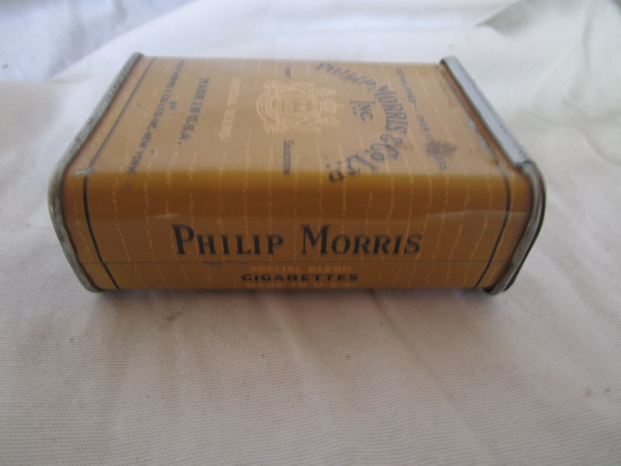 Vintage Advertising Tin Philip Morris & Co Cigarette Pack Etsy