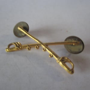 Pin de espadas cruzadas del ejército de los EE. UU. de la Segunda Guerra Mundial