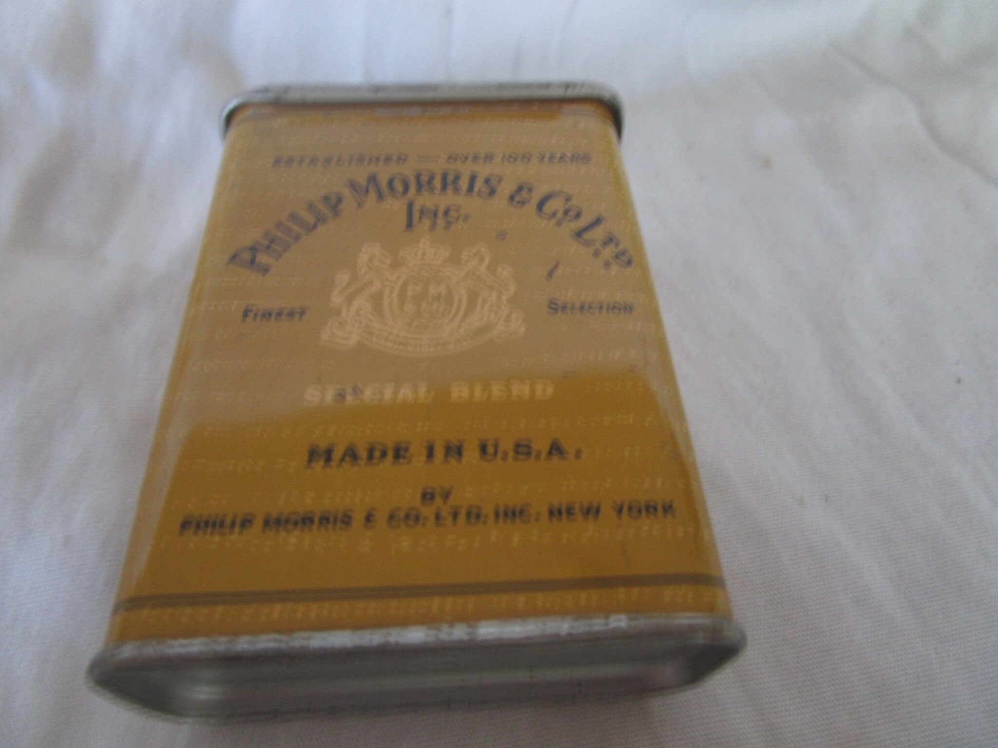 Vintage Advertising Tin Philip Morris & Co Cigarette Pack Etsy