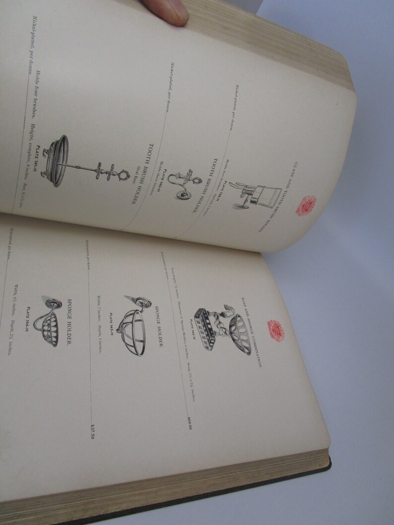 1900 Antique Catalogue Ideal Mfg Co Plumbing Supplies Etsy