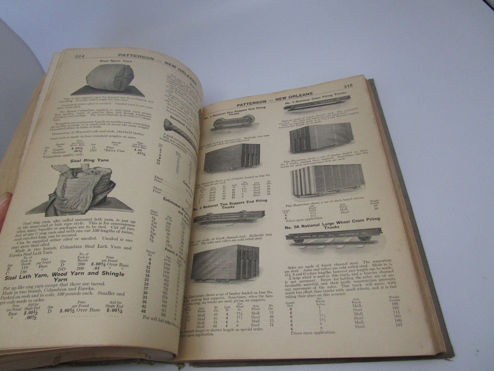 Antique 1925 Catalog C T Patterson Co New Orleans Factory Railroad