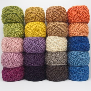 100% Lana Sarda (100gr.), 11 colori, Tintura Naturale