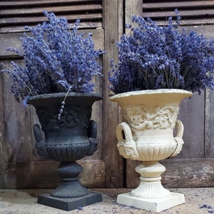 Cast Iron Metal Urn Handle Planter Garden Wedding Yard Lawn Outdoor Home Decor
