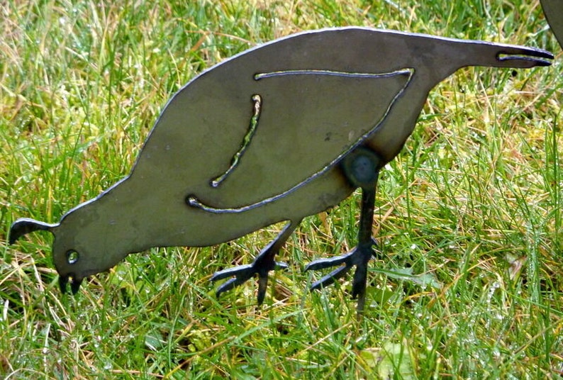 Cut Metal Rusty California Quail Bird Garden Home Yard Lawn Etsy