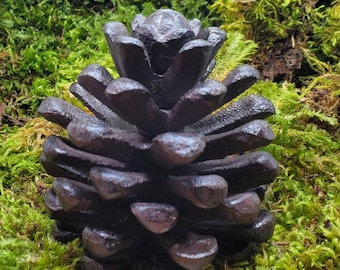 Cast Iron Metal Pine Cone-Paper weight-fall decor-Christmas decor-Holiday- Home Table Cabin Lodge Outdoor Decor