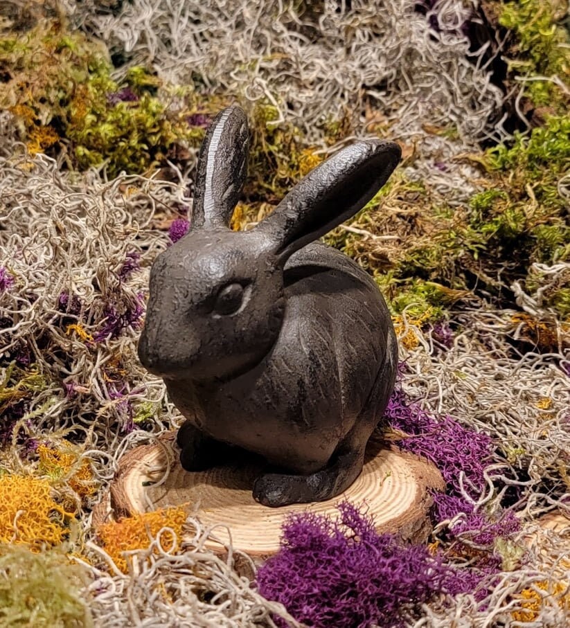 Cast Metal Rabbit - Etsy