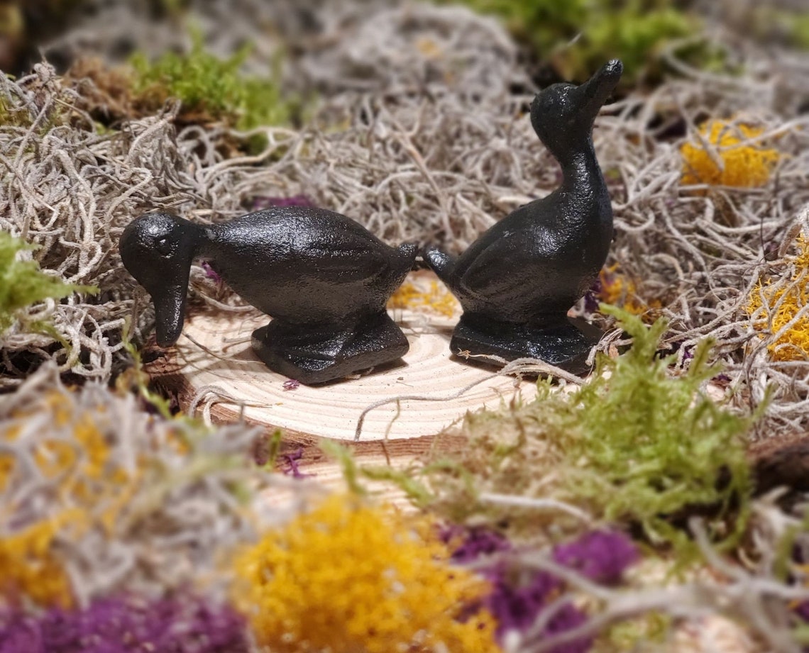 Small Cast Iron Duck Office and Home Decor Figurines - Etsy