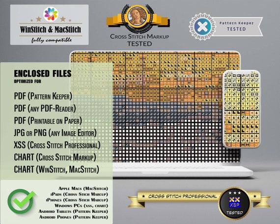 ZEBRA Cross Stitch Pattern Pdf, Instant Download, Black and