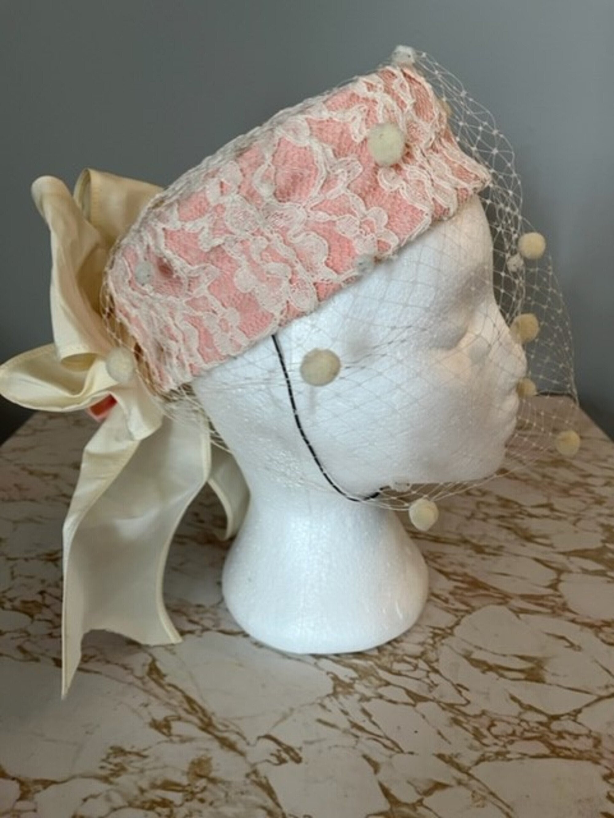 Vintage Whittall & Shon Pillbox Hat - Etsy display picture 2