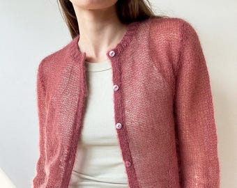 Knitting Pattern - Aura Cardigan