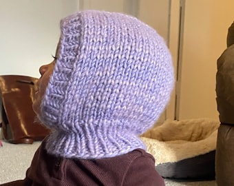 Knitting Pattern - Bug Hood Mini