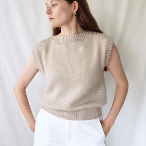 Knitting Pattern - Easy Vest