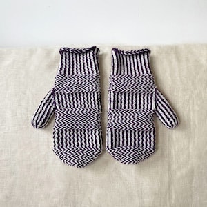 Knitting Pattern Static Mittens image 1