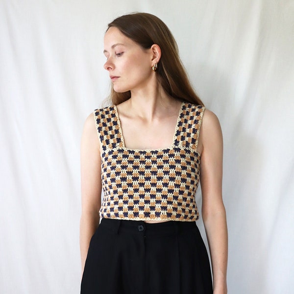 Crochet Crop Top - Etsy