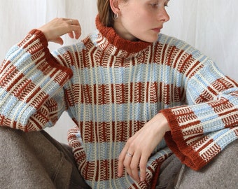Knitting Pattern - Off Grid Sweater