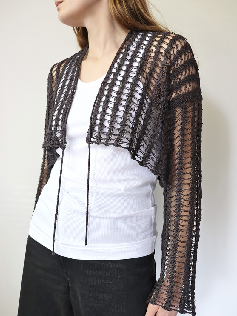 Knitting Pattern Scribble Cardigan image 2