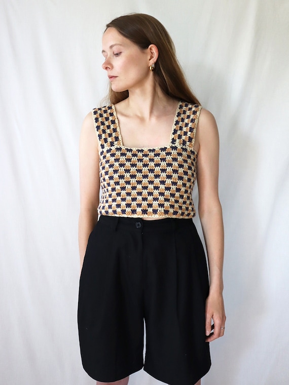 block crochet knit tops 柄GRN5 mqdefault.jpg