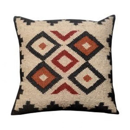 Vintage Kilim Pillow Cover Fusion18x18 Handwoven Aztec Throw Etsy