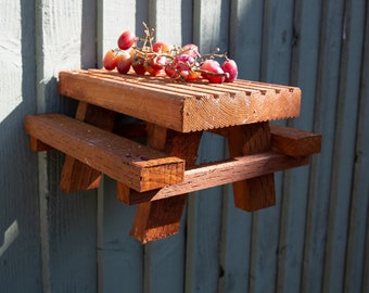 Squirrel Table /Bird Picnic/Park bench style feeder