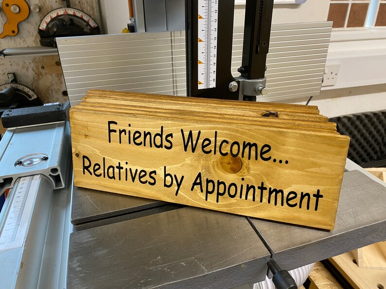 Personalised Plaque Sign Notice Wall Decor Etsy