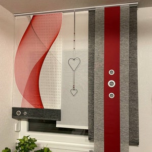 Modern panel curtain set