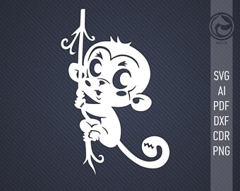 Download Monkey Svg Etsy