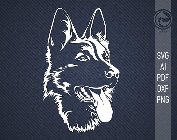 German Shepherd SVG file dog svg cut files for cricut | Etsy