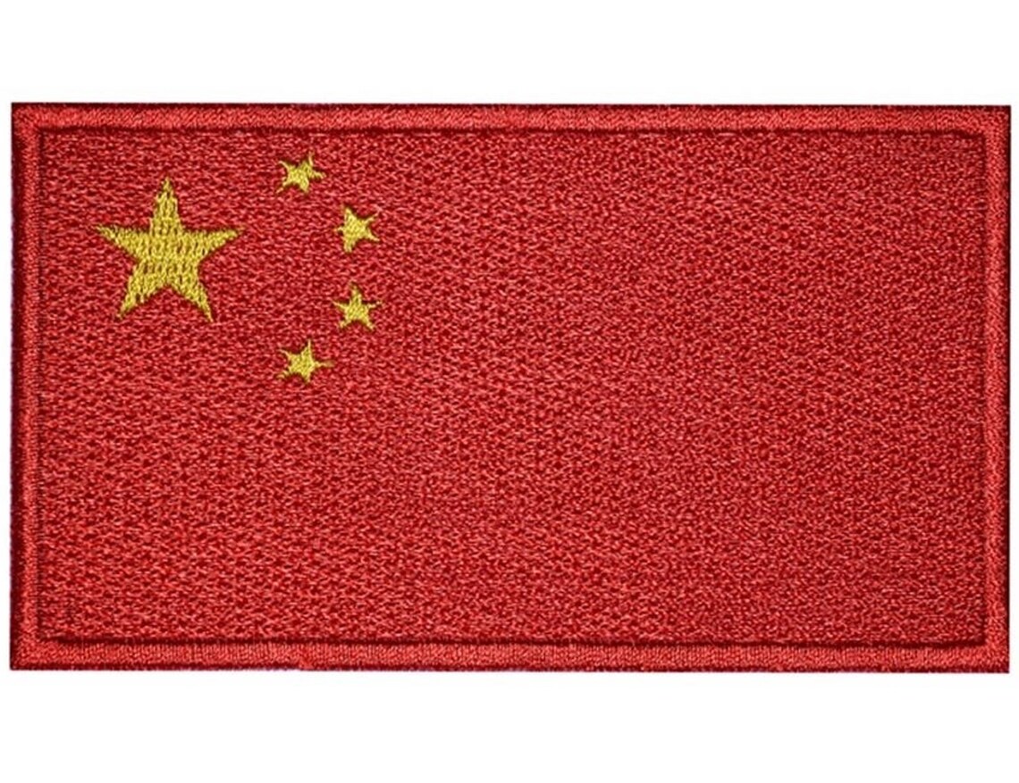 China Flag Embroidered Sewon Highquality Handmade souvenir Etsy