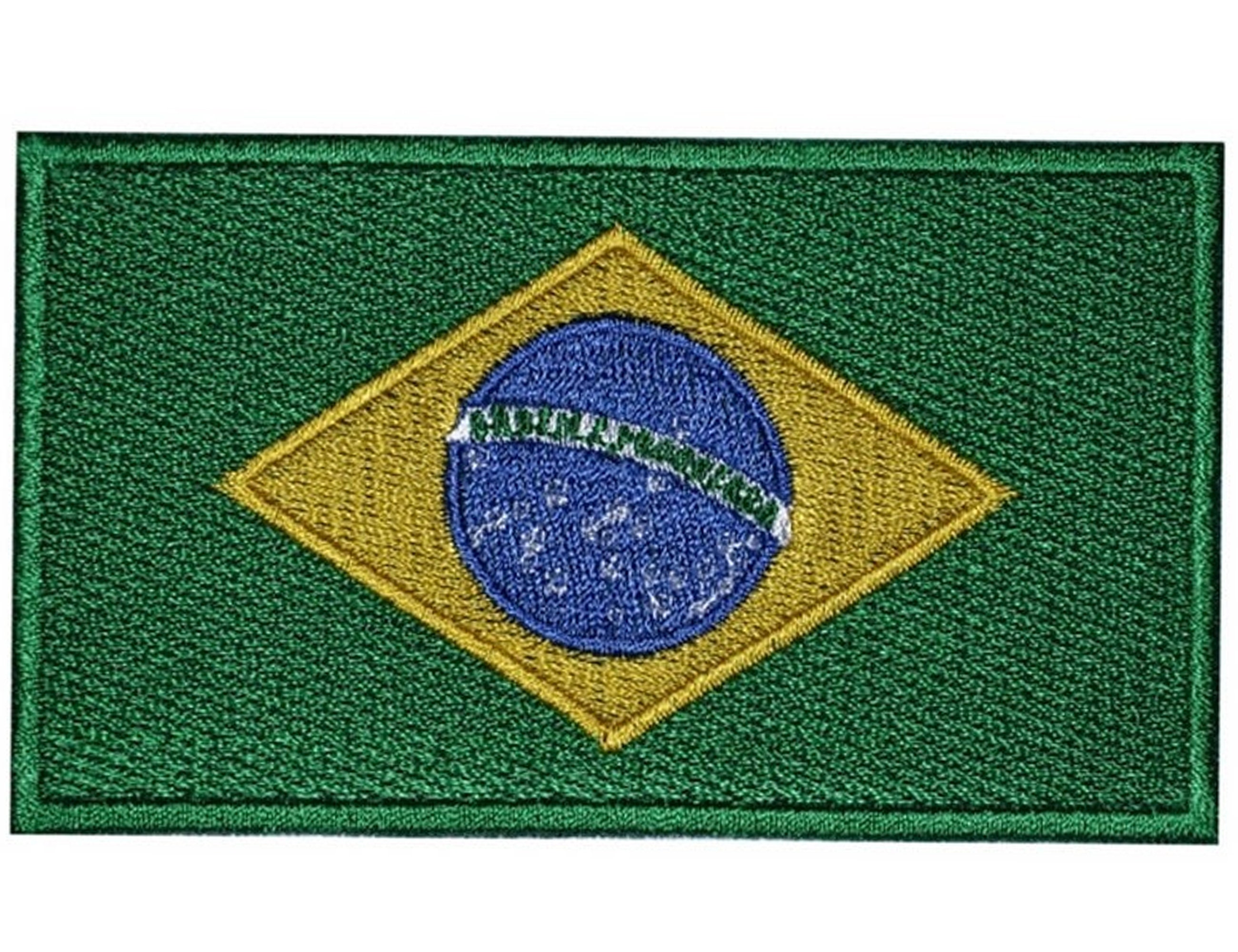 Brazil Flag Embroidered Handmade Country highquality Sewon Etsy