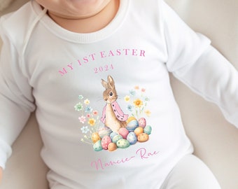 My First Easter Babygrow, Baby Vest, Sleepsuit, My 1st Easter Outfit, Baby Easter Outfit, Babys 1st Easter Gift, Babys First Easter Gift