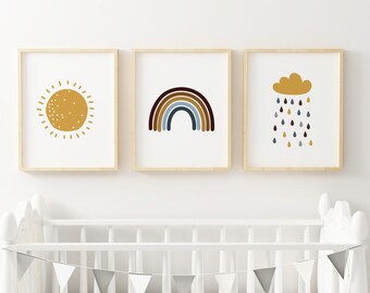 boho nursery prints