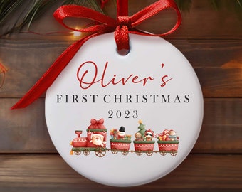 Baby's First Christmas Bauble, Baby's first christmas ornament, Baby's First Christmas, Personalised Baby's First christmas bauble