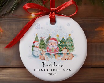 Baby's First Christmas Bauble, Baby's first christmas ornament, Baby's First Christmas, Personalised Baby's First christmas bauble