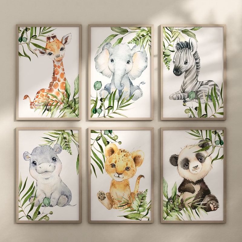 Safari Nursery Decor - Etsy