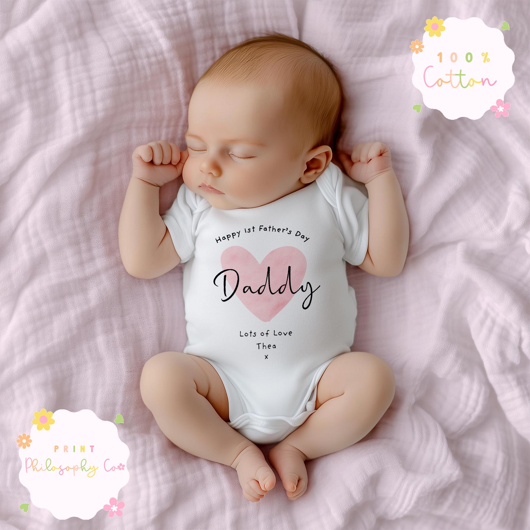 Body Bébé "Papa, Tu Peux Le Faire" - Cadeau Humour Pour Nouveau Père - 100% Coton Oeko-Tex