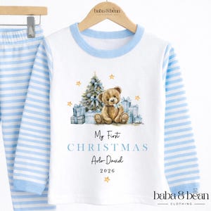 My First Christmas Pjs, My First Christmas pyjamas, First Christmas Pjs, Babys First Christmas, Christmas Pyjamas Baby, Christmas Eve pjs