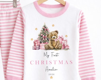 My First Christmas Pjs, My First Christmas pyjamas, First Christmas Pjs, Babys First Christmas, Christmas Pyjamas Baby, Christmas Eve pjs