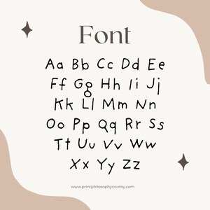 May include: A handwritten alphabet font in black ink on a white background. The letters are written in a casual, informal style. The word "Font" is written at the top of the image.