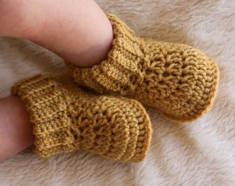 Classic Rib Booties Pattern