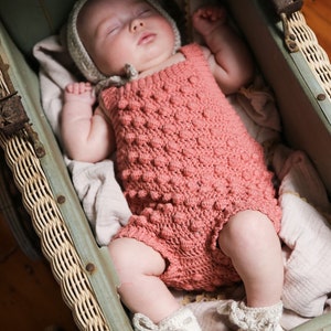 CROCHET PATTERN Bobble Romper image 10